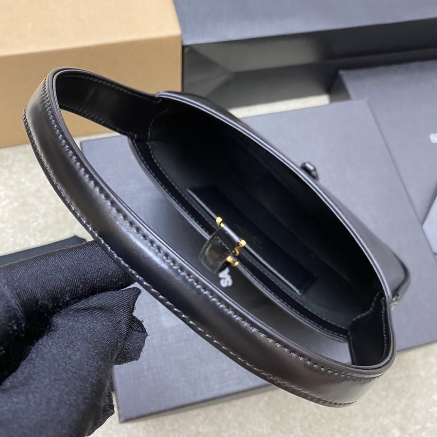 LE 5A7光滑皮革手袋_6