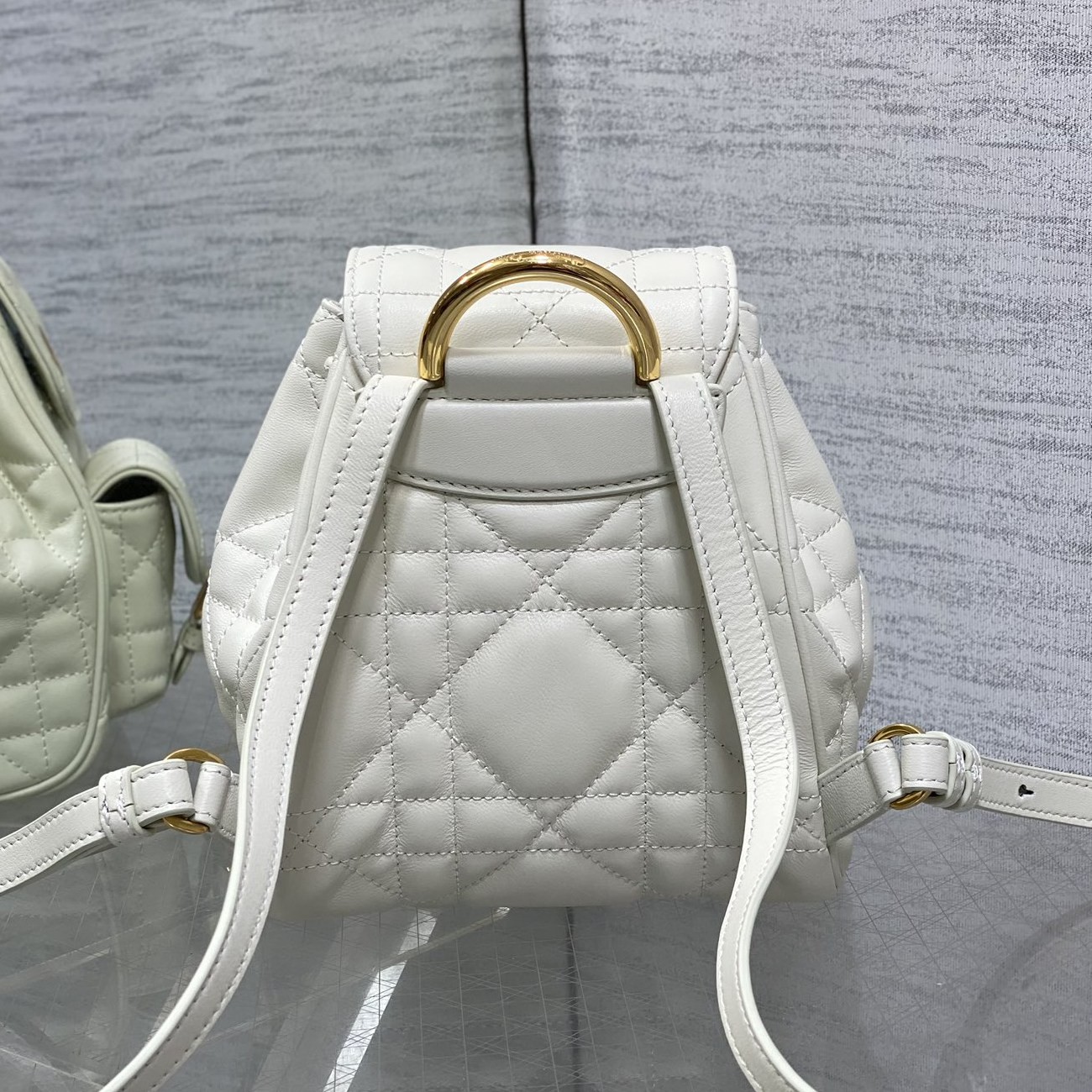 Caro 雙肩包奶白色_2