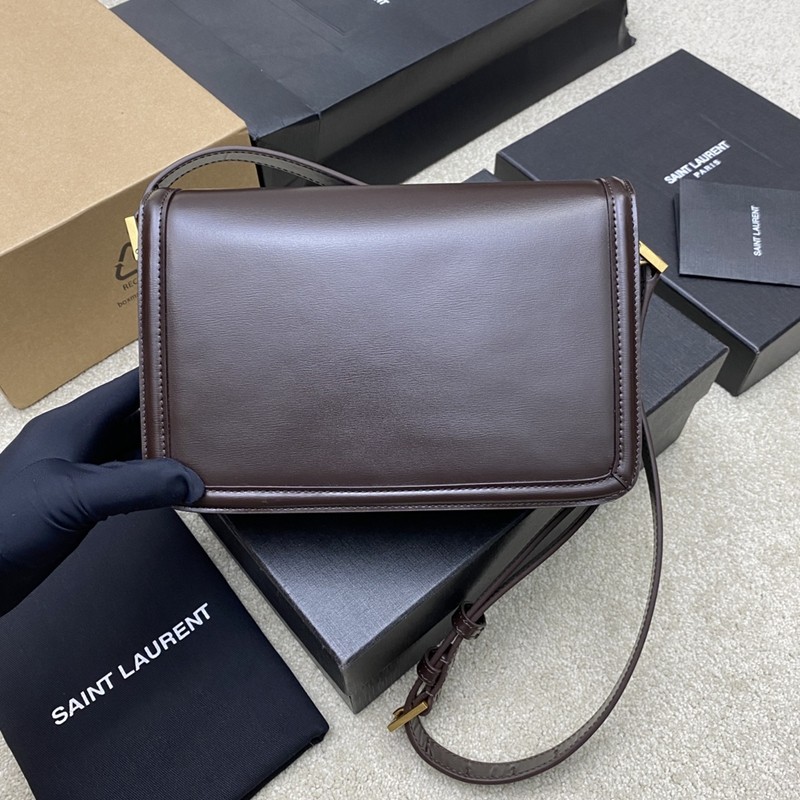 Solferino Box 中號肩背包 赤霞珠紅_3