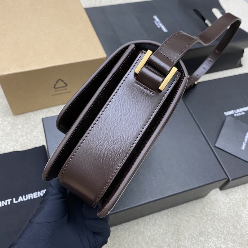 Solferino Box 中號肩背包 赤霞珠紅_4