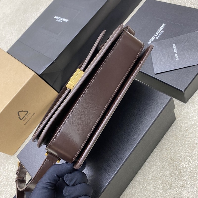 Solferino Box 中號肩背包 赤霞珠紅_5