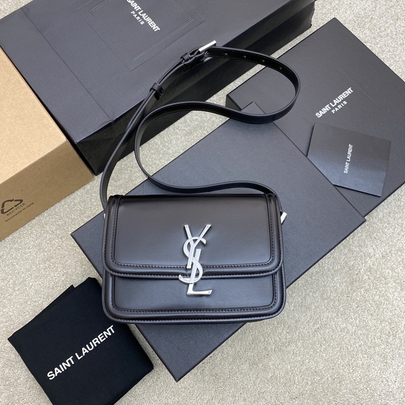 Solferino Box 小號肩背包 黑銀_2