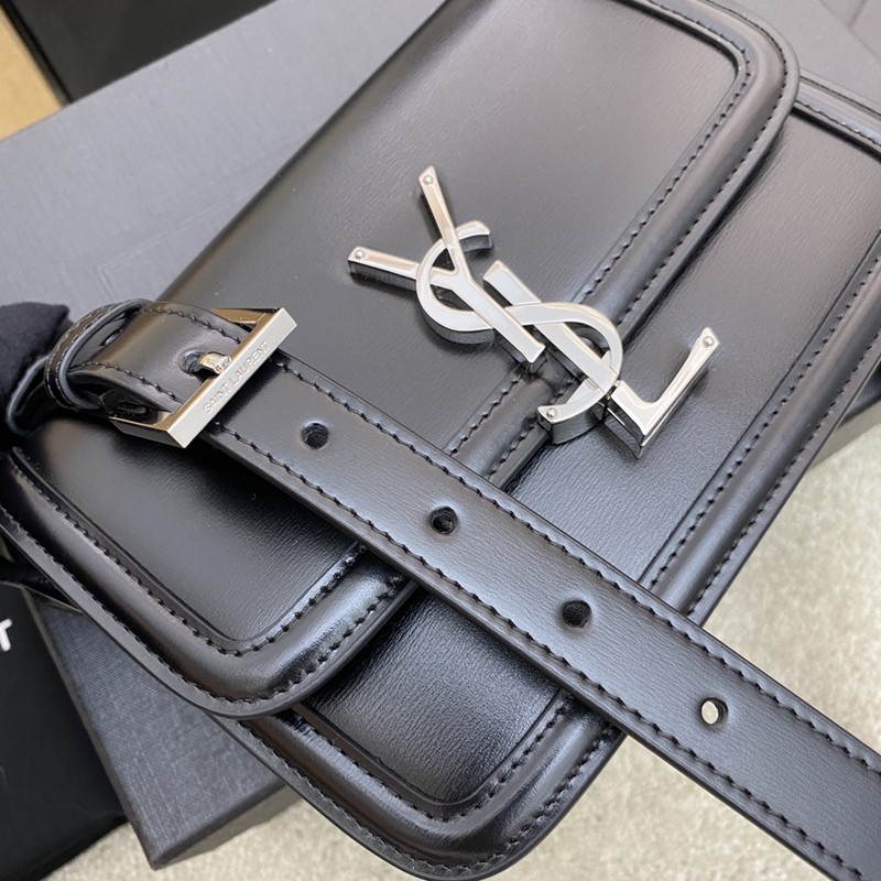 Solferino Box 小號肩背包 黑銀_7