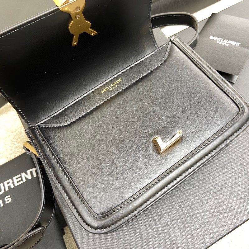 Solferino Box 小號肩背包 黑金_8