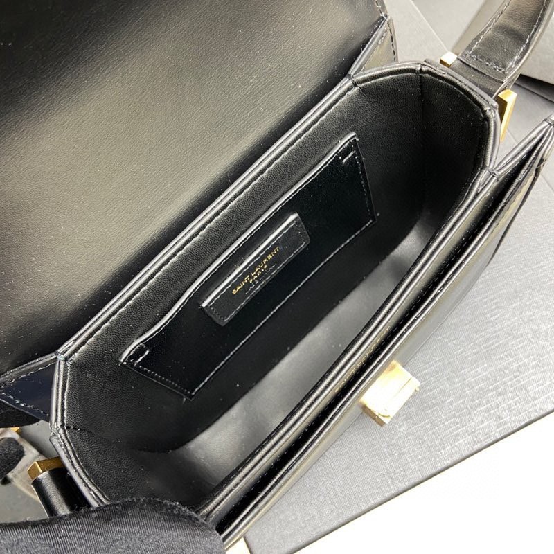 Solferino Box 小號肩背包 黑金_9