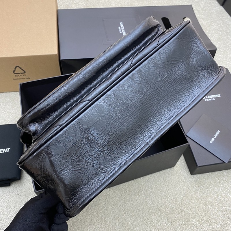 Niki大號復古銀手袋_5