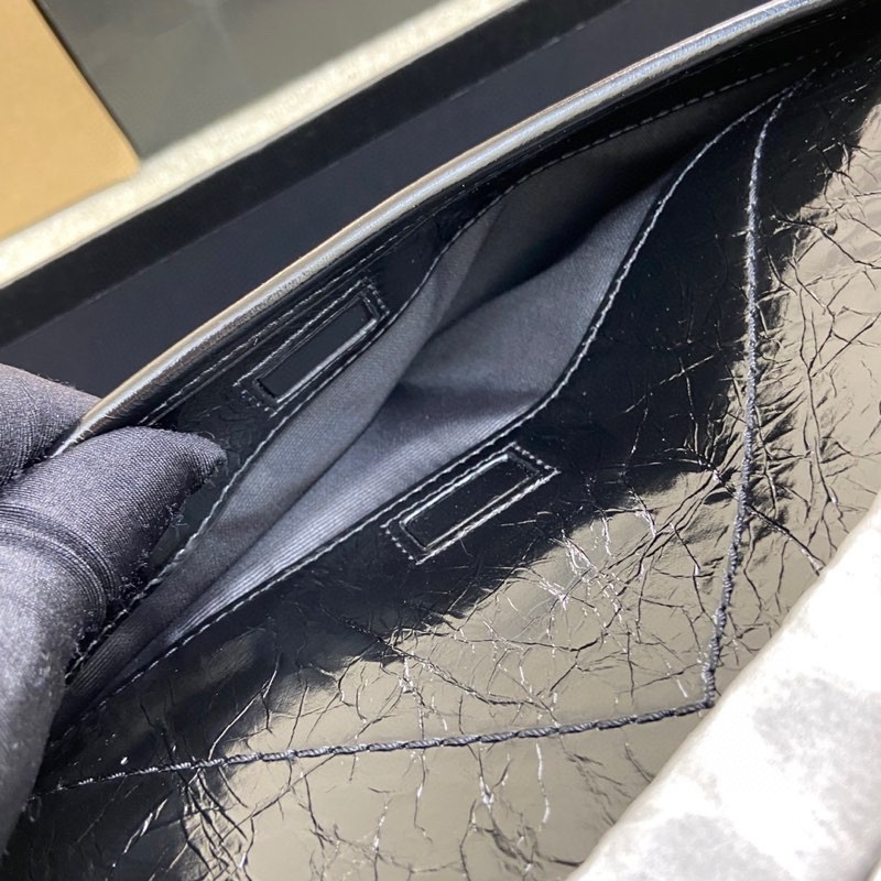 Niki大號復古銀手袋_4