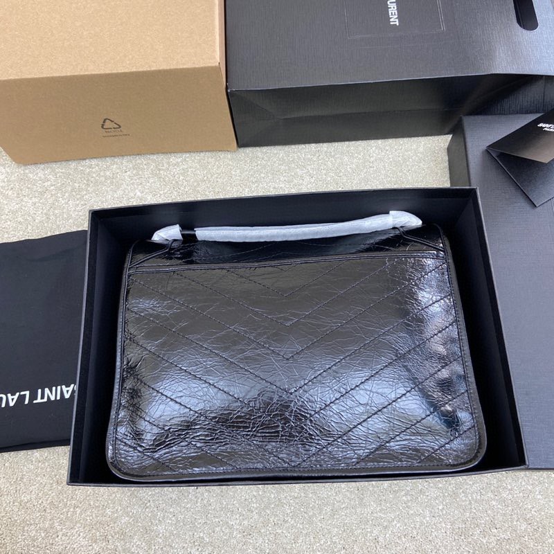 Niki大號復古銀手袋_7