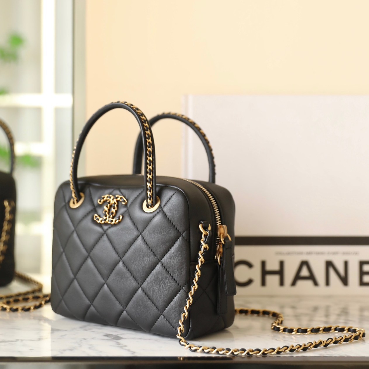 25C早春 手提19相機包  黑色_2