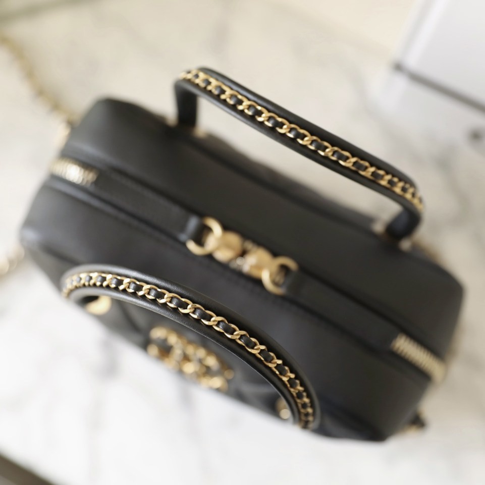 25C早春 手提19相機包  黑色_4