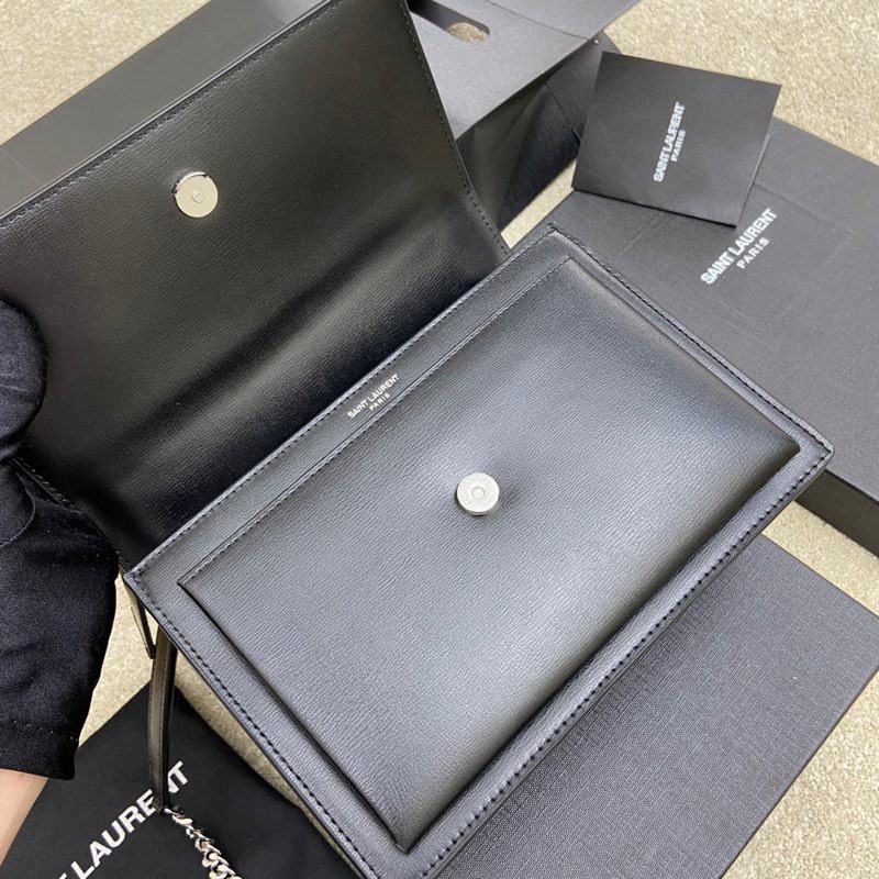 Sunset 日落包 中號手袋 黑銀_7