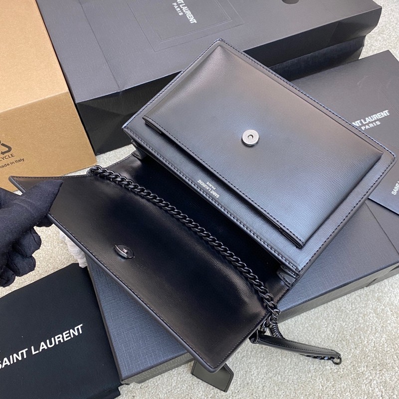 Sunset 日落包 中號手袋 黑鍊_6