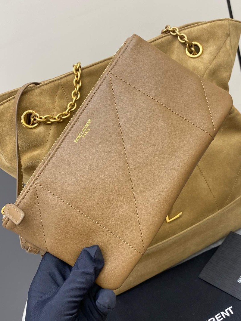 Jamie  Large Pochon絨面牛皮腋下包_5