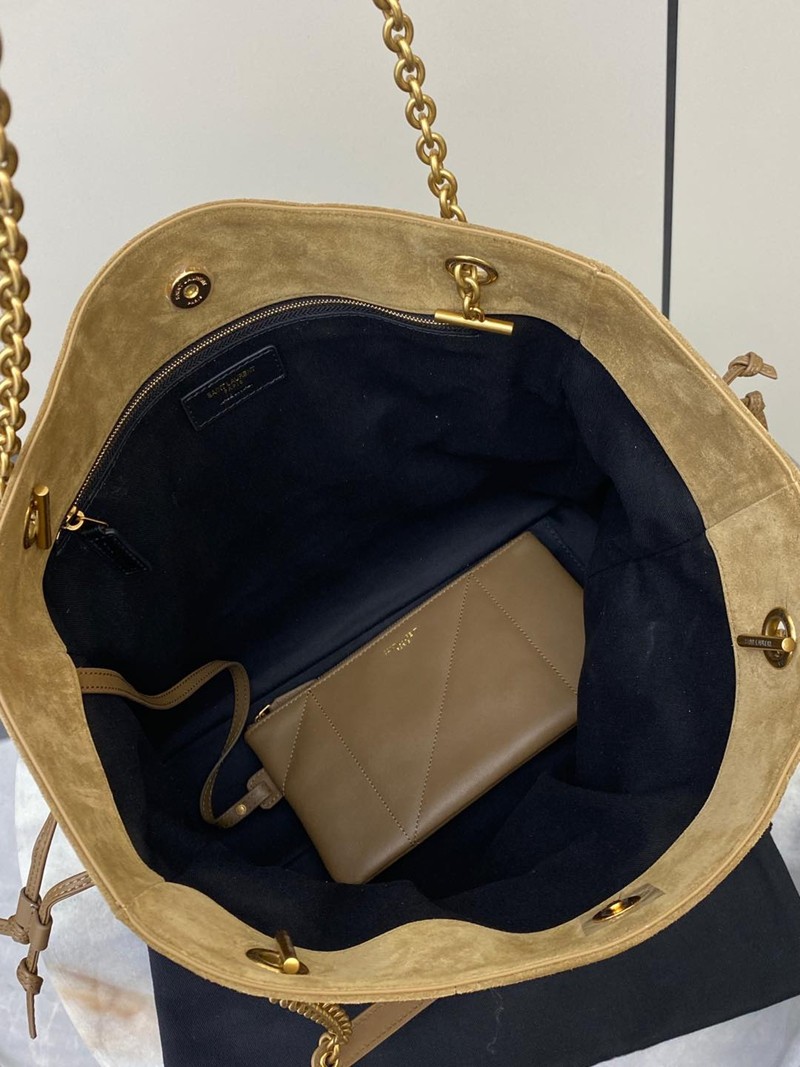 Jamie  Large Pochon絨面牛皮腋下包_6