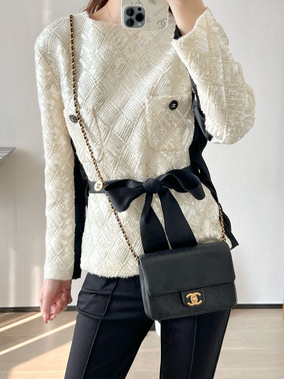 24K 秋冬 魚子醬口蓋方胖子 黑色_2