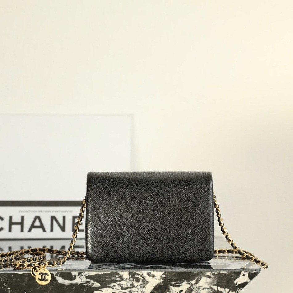 24K 秋冬 魚子醬口蓋方胖子 黑色_5