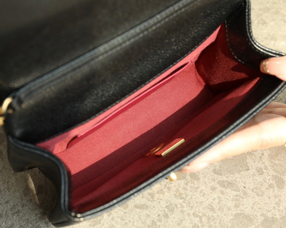 24K 秋冬 魚子醬口蓋方胖子 黑色_8