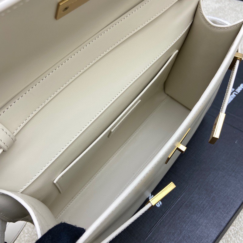 Manhattan 翻蓋曼哈頓法棍包 中號白金_8