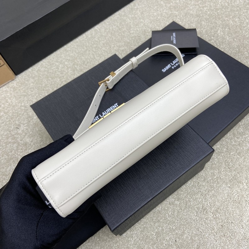 Manhattan 翻蓋曼哈頓法棍包 小號白金_2