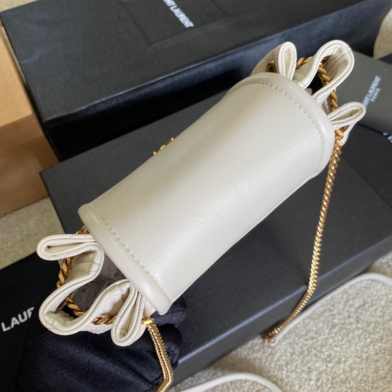 Nolita 羊皮迷你手袋  復古白色_5