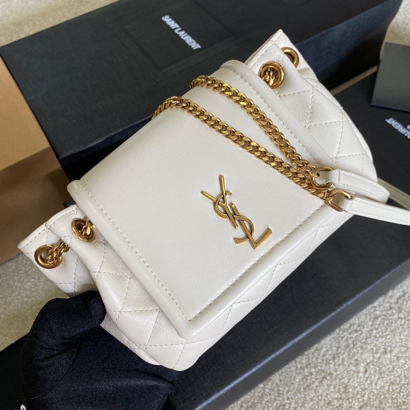 Nolita 羊皮迷你手袋  復古白色_6