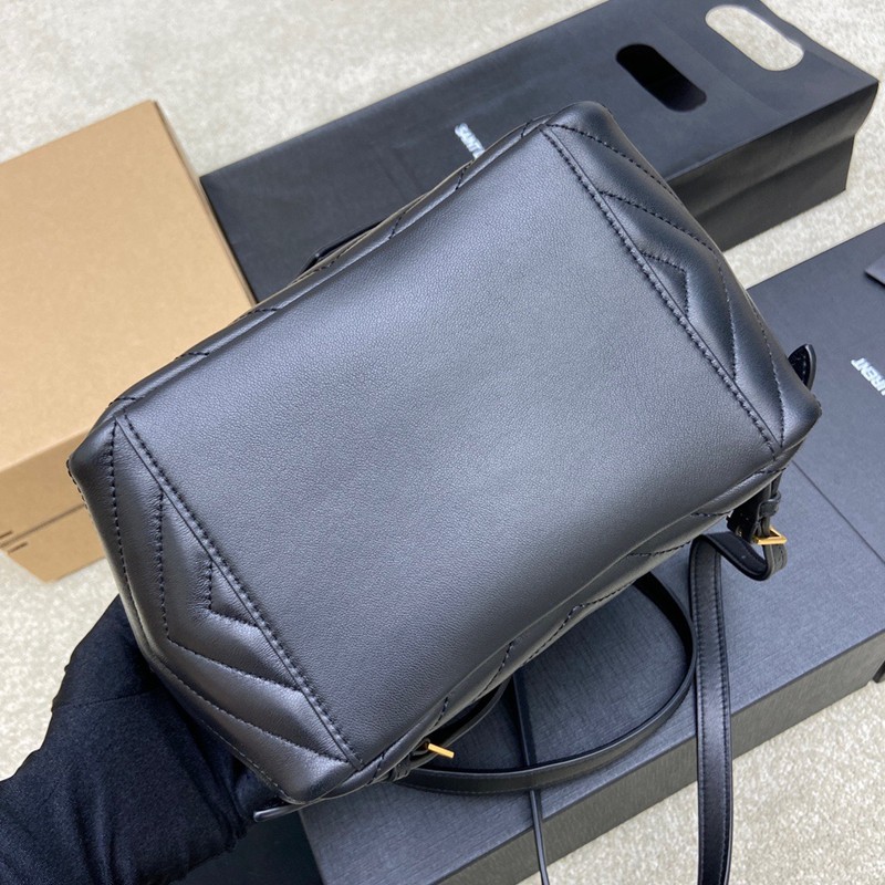 Joe小羊皮後背包 雙肩包 復古黑金_6