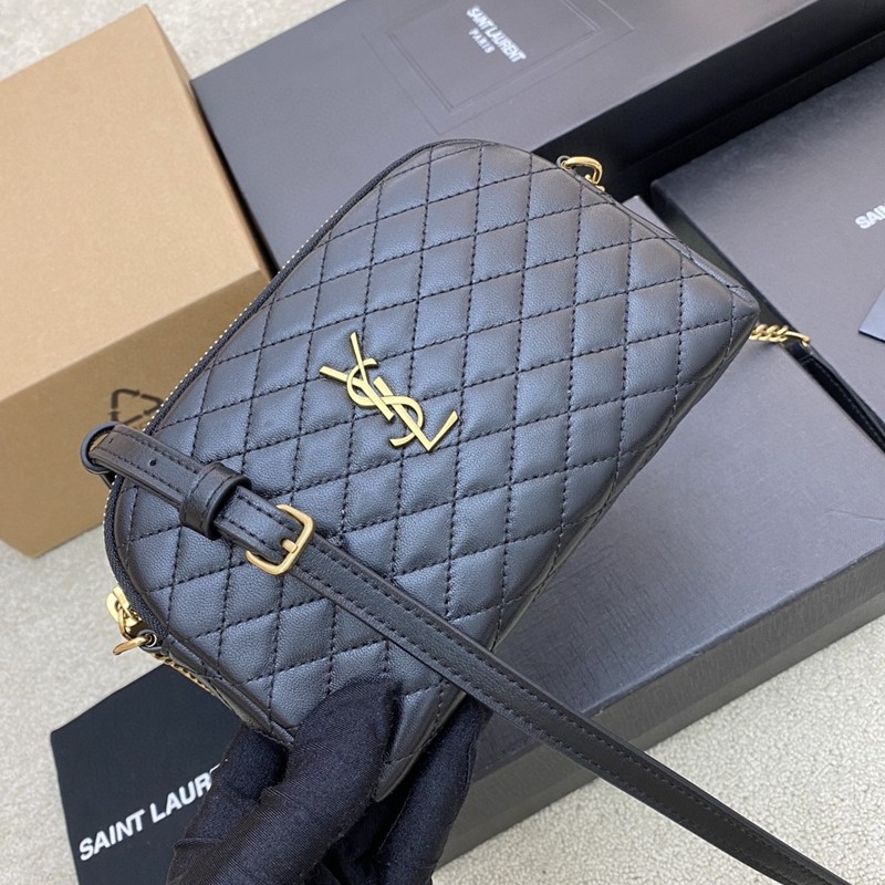 Gaby絎縫小羊皮拉鏈小袋_5