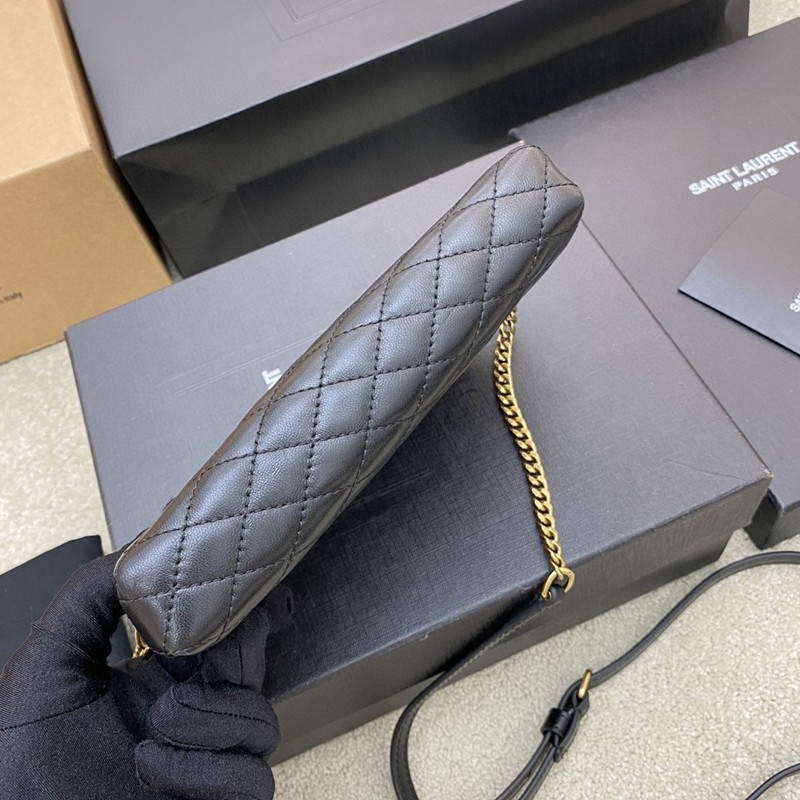 Gaby絎縫小羊皮拉鏈小袋_7