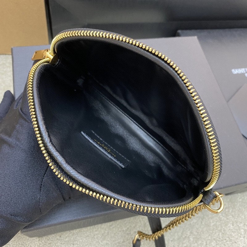 Gaby絎縫小羊皮拉鏈小袋_8