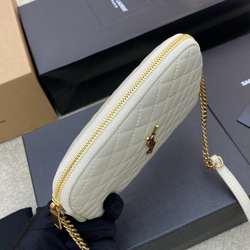 Gaby絎縫小羊皮拉鏈小袋_3