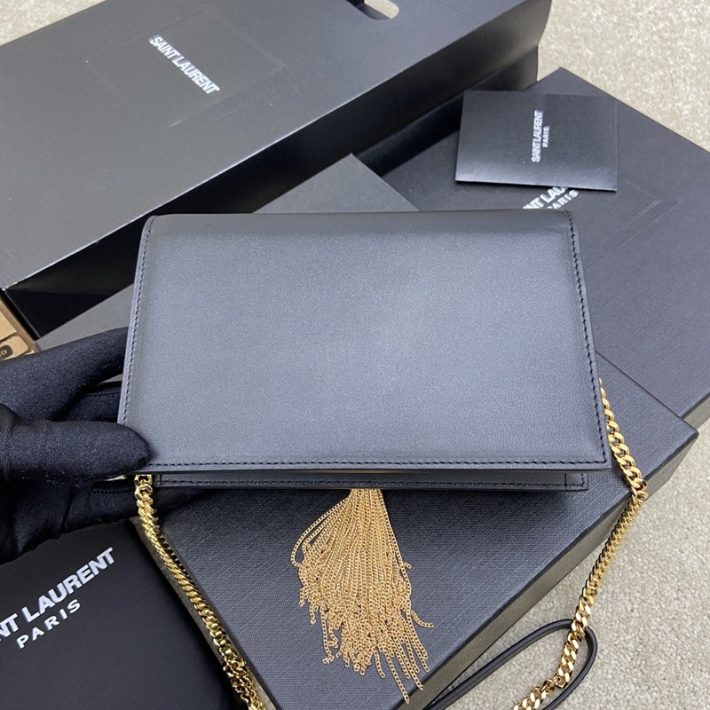 Kate粒面皮革小型流蘇手袋_2