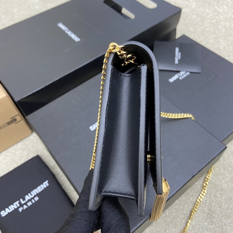 Kate粒面皮革小型流蘇手袋_4