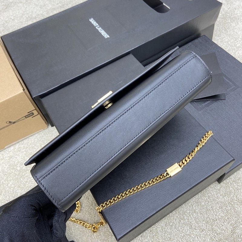 Kate中號粒面皮革手袋_4