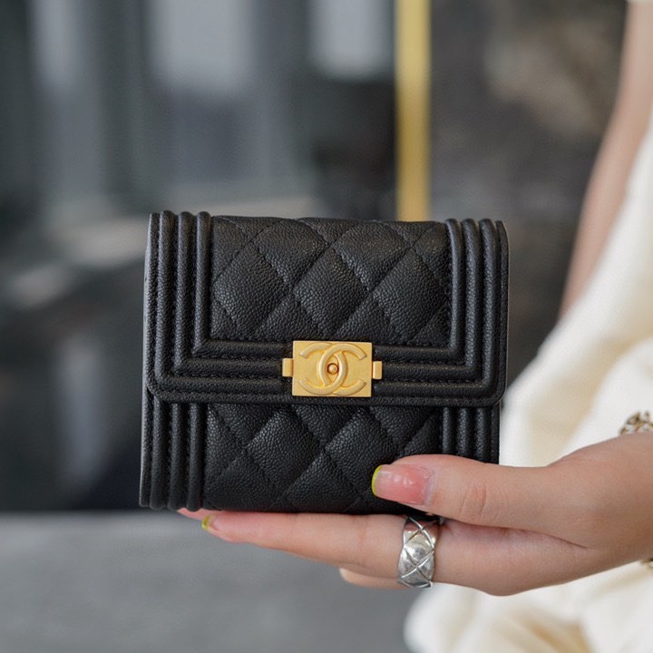 Leboy短夾 經典黑金_2