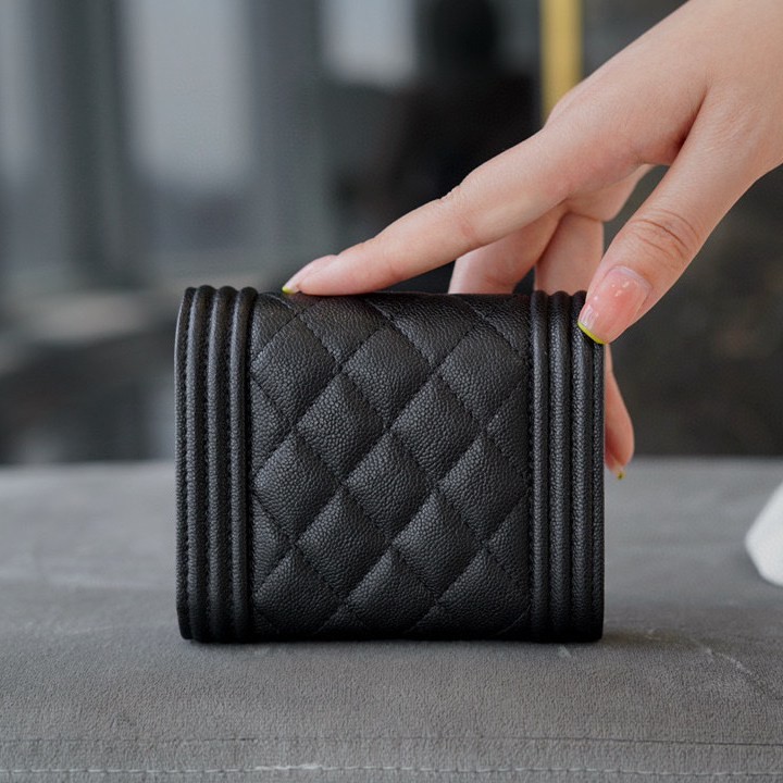 Leboy短夾 經典黑金_4