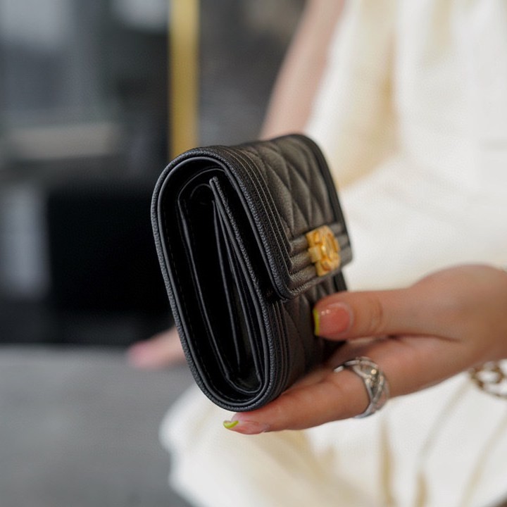 Leboy短夾 經典黑金_3