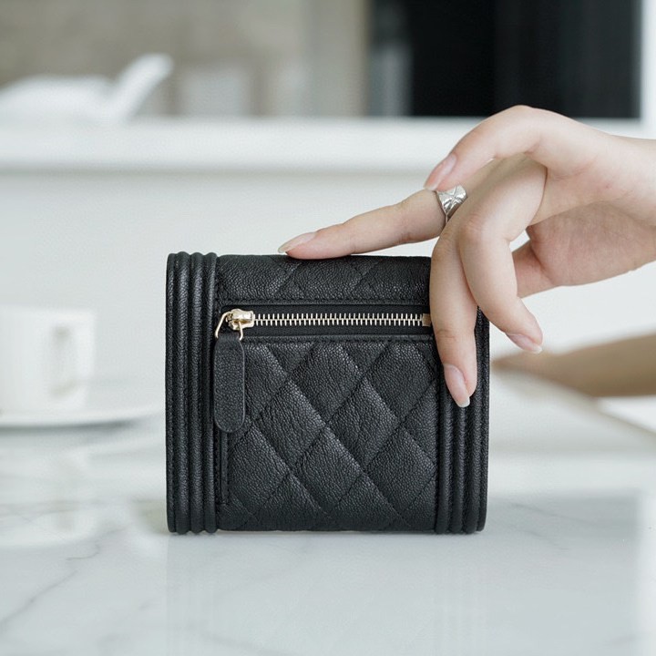 Leboy短夾 經典黑金_2