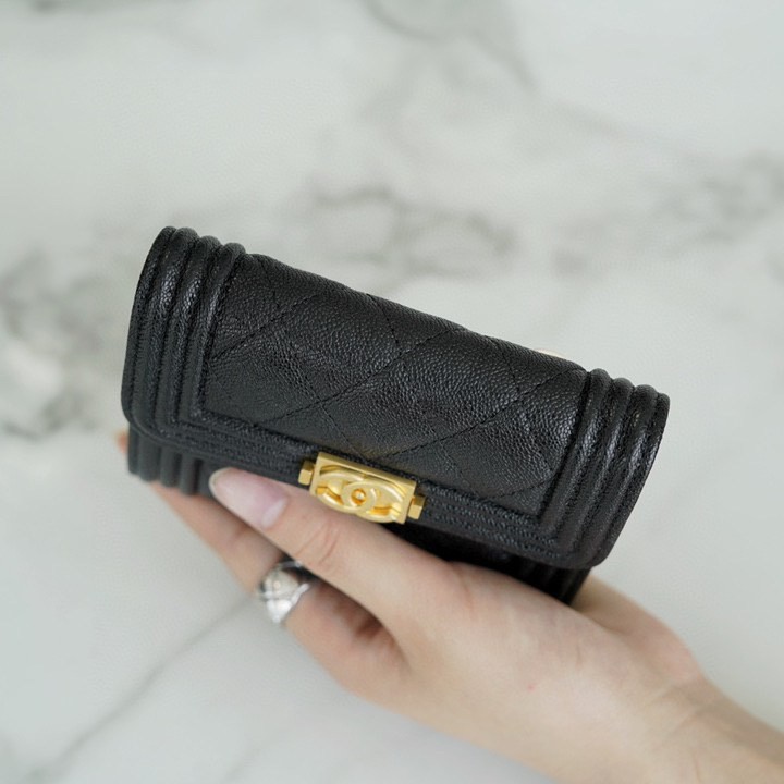 Leboy短夾 經典黑金_3