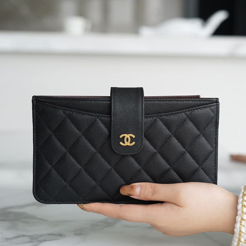 三合一手機包 黑金_9