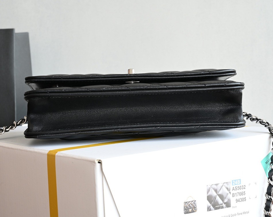 25C Woc發財包羊皮黑銀_3