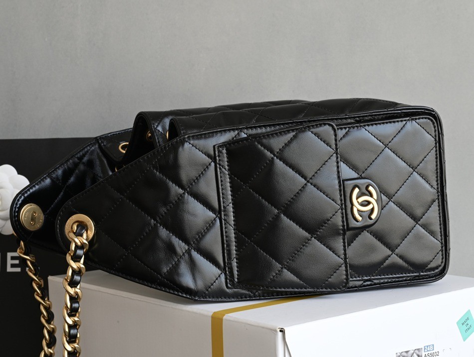 25Bag黑色小號油蠟牛皮_3