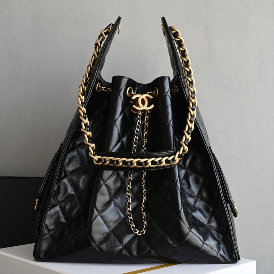 25Bag黑色中號油蠟牛皮_1