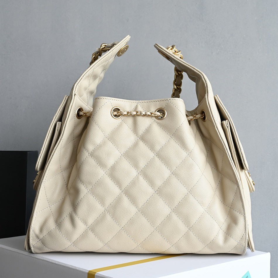 25Bag嬉皮購物包小號 奶茶色_2