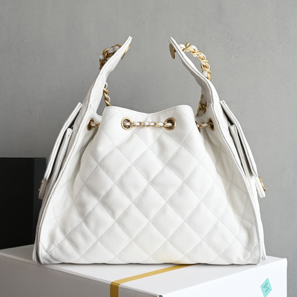 25Bag嬉皮購物包小號 白色_2