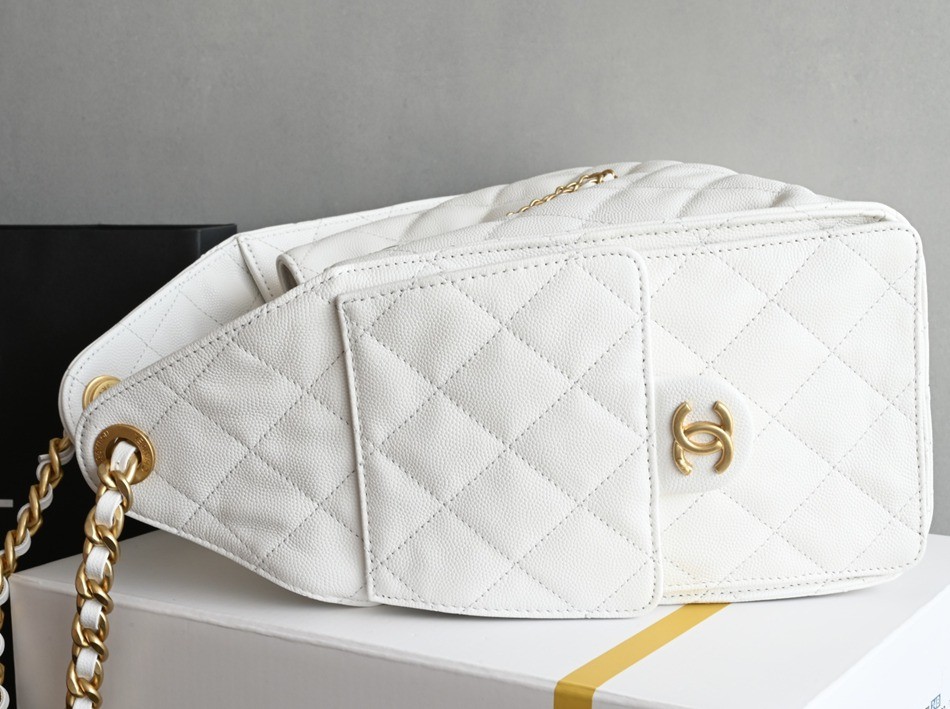 25Bag嬉皮購物包小號 白色_3