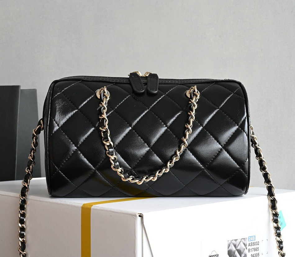 25P波士頓保齡球 羊皮黑色_2