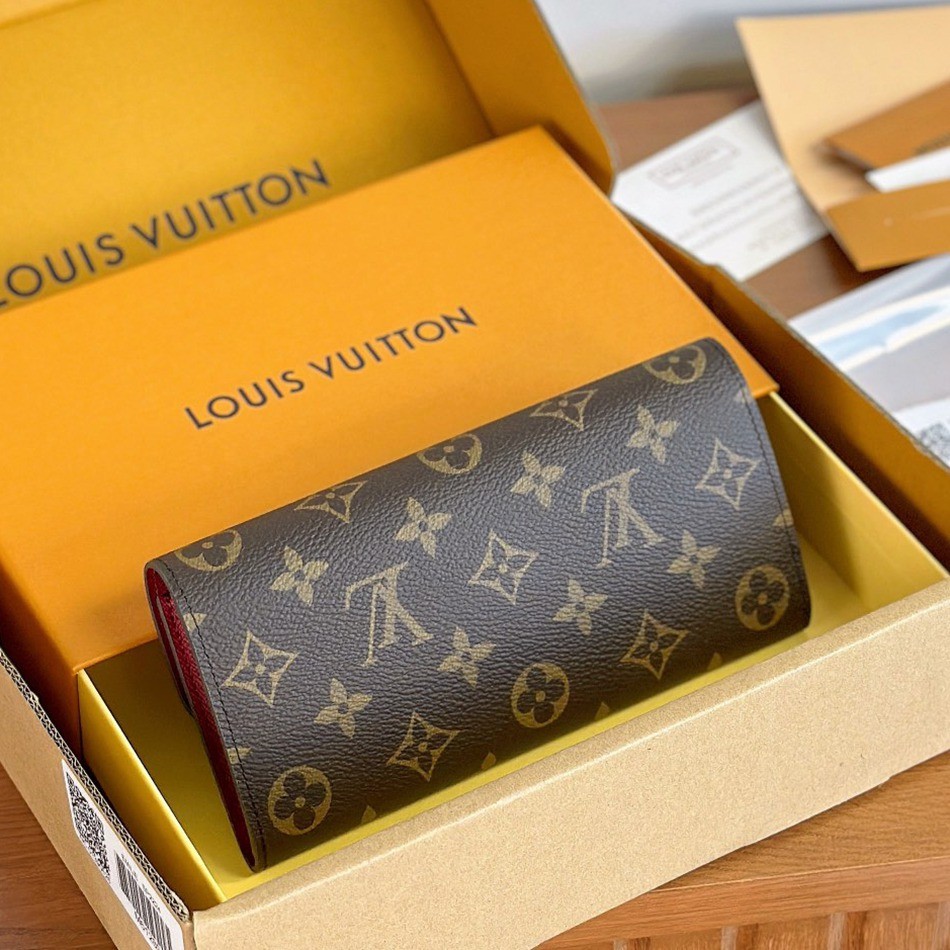 M60697  Emilie長夾紫紅_2