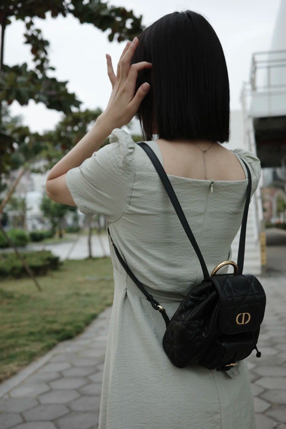 Caro 雙肩包黑色_2