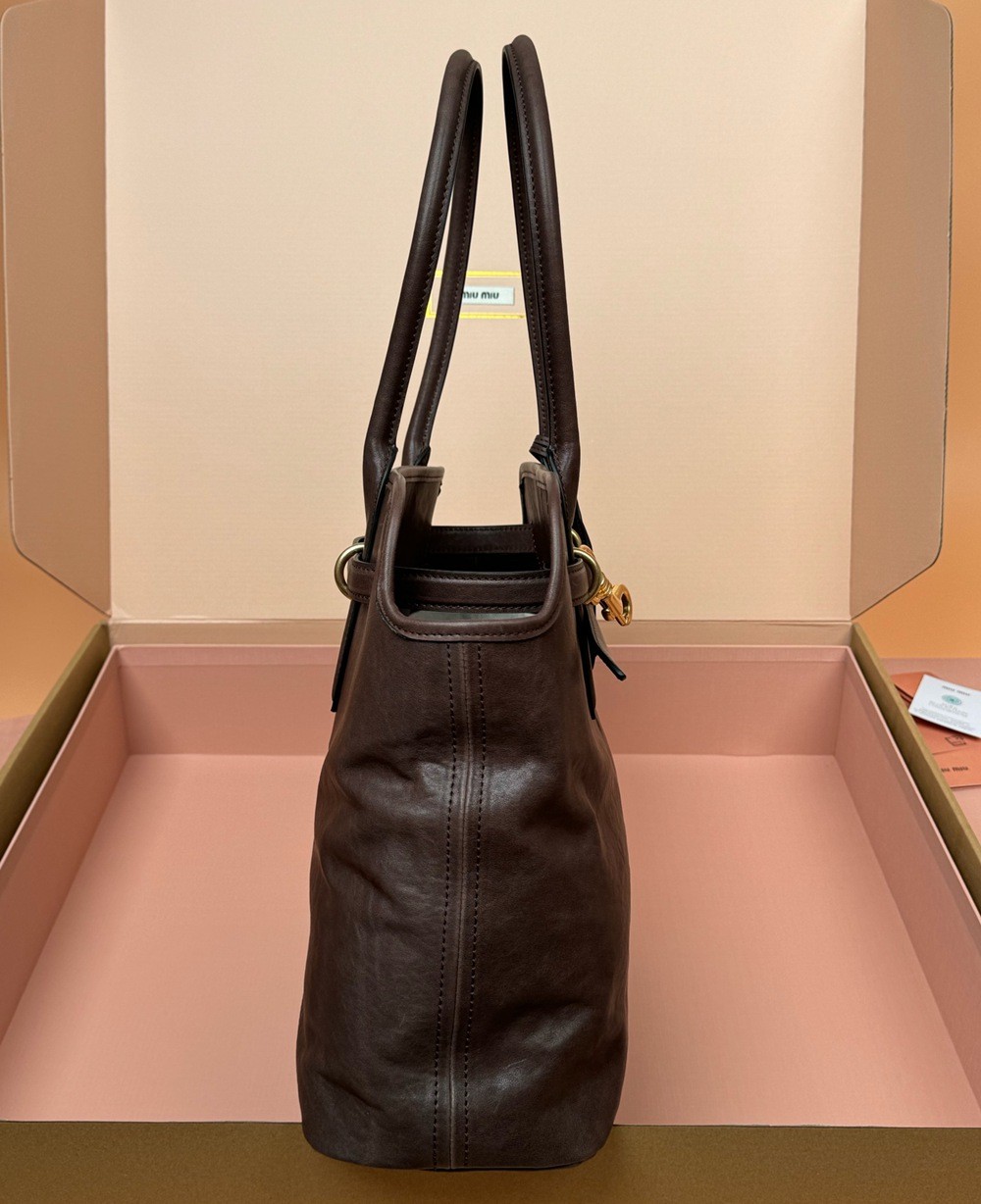 Adventure Nappa手提包中號石南木色_3