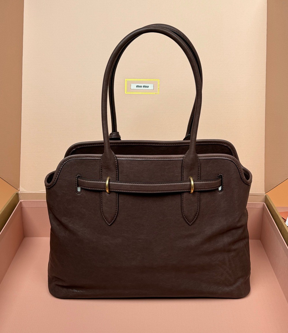 Adventure Nappa手提包中號石南木色_4